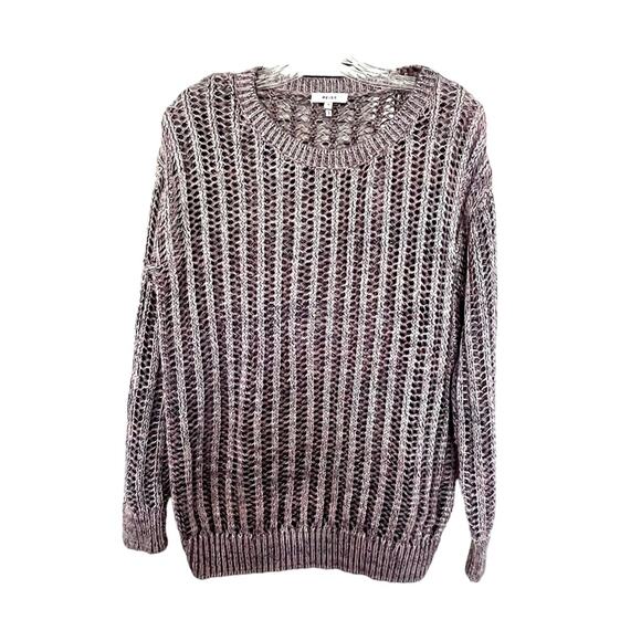 Reiss Poly Space-Dye Open Knit Sweater size Small - Picture 4 of 12